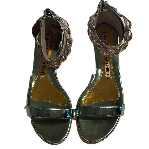 Alexandre Vauthier Crystal-Embellished Sandals Size 11 US / 41 EU - Picture 1 of 8